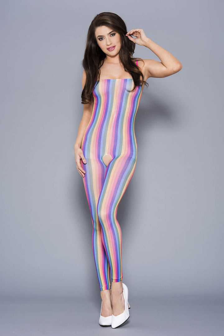 Rainbow Stripes Bodystocking